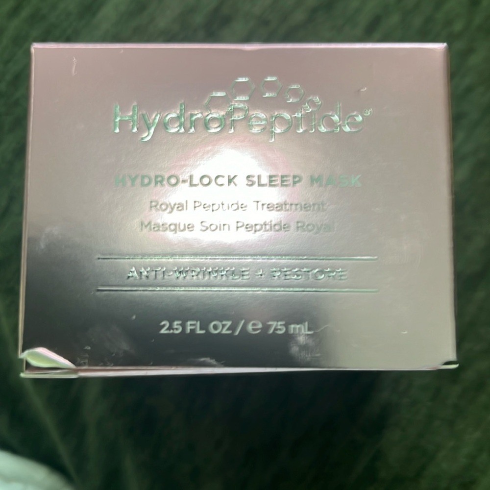 Hydropeptide sleep mask. new inbox never opened